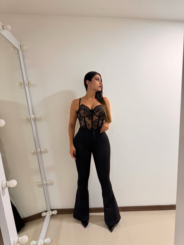 PANTALON FAJA GLAM CAMPANA